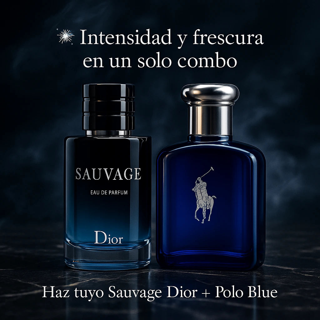 Sauvage Dior + Polo Blue
