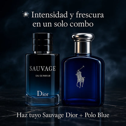 Sauvage Dior + Polo Blue